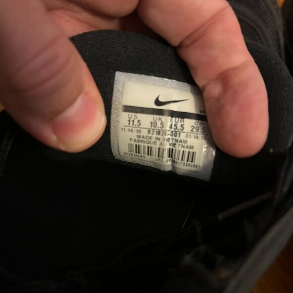 Nike Air Max 97 Black White Men's size 11.5 beaters - Picture 5 of 5